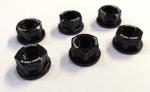 Evotech Mutternset BLACK  (6 Stk.) M8 x 1.25 Kettenblatt KTM 1290 SDR / GT